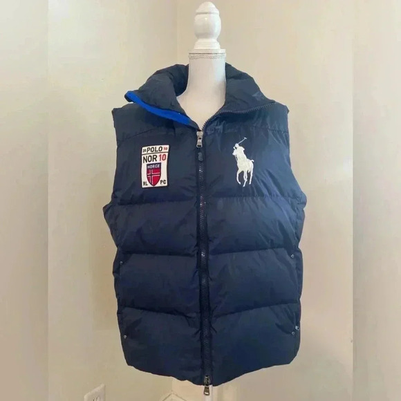 Polo By Ralph Lauren 2010 Big Pony Down Puffer Ski Vest Size XXL - Picture 1 of 8